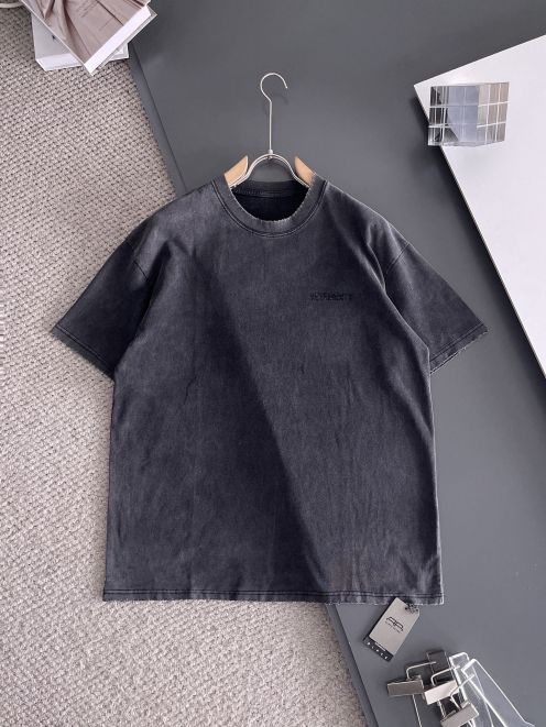 個性的な雰囲気 ヴェトモンシャツコピー 純綿 トップス シンプル Tシャツ 半袖 人気 ブラック