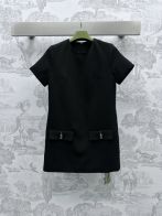 お値打ち価格 gucci t シャツコピー 純綿 トップ シンプル ワンピース スカート 柔らかい 半袖 新品 ブラック