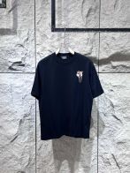 バレンシアガ服偽物 海外セレブが愛用する トップス Tシャツ 純綿 ロゴ刺繍 品質保証 男女兼用 ブラック