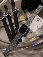 シャネル 腕時計 新作偽物 方形  爆買いで大得価のシンプルうで時計 ダイヤモンド飾り スチールバンド