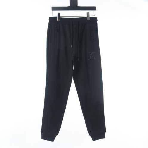 ヴィトンのパンツスーパーコピー カジュアルズボン 柔らかい 刺繍 シンプル 触り心地が良い 運動服 ブラック