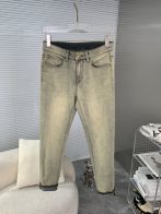 サン ローラン デニム偽物 ズボン カジュアルパンツ ジーンズ 筒形 ファッション 柔らかい メンズ グレイ