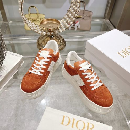 dior ハイカット スニーカー偽物 ランニング 軽量 カジュアルシューズ 運動 夏 通気性いい レディース レッド