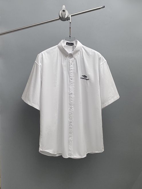 バレンシアガtシャツ 値段偽物 シャツ トップス カジュアル 柔らかい 半袖 ゆったり 男女兼用 ホワイト