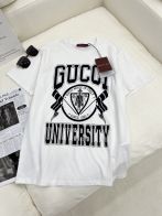 最新の2024年 gucci ドナルド t シャツコピー 柔らかい トップス Tシャツ 純綿 プリント シンプル 丸首 ホワイト