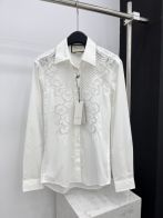 gucci シャツ レディーススーパーコピー トップス 綿 シャツ 長袖 柔らかい ビジネス 通勤 ホワイト