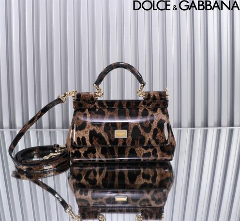 Dolce & Gabban ドルガバ トート バッグ 新作コピー 斜め掛けバッグ BB6111 ビョウ柄 ブラウン