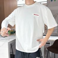 2024年の定番人気 prada 3 パック t シャツコピー トップス  Tシャツ 綿100％ 柔らかい ゆったり 男女兼用 ホワイト