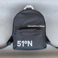 burberry バッグスーパーコピー バックバッグ レザー 牛革 ロゴプリント 大容量 旅行 通学 軽量 ブラック