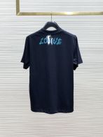 Loewe ロエベtシャツ サイズＮ級品 トップス 綿100％ 半袖 ロゴプリント 柔らかい ブルー