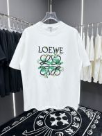 最新の2024年 平野紫耀 ロエベtシャツコピー トップス 純綿Tシャツ 半袖 ロゴプリント ホワイト