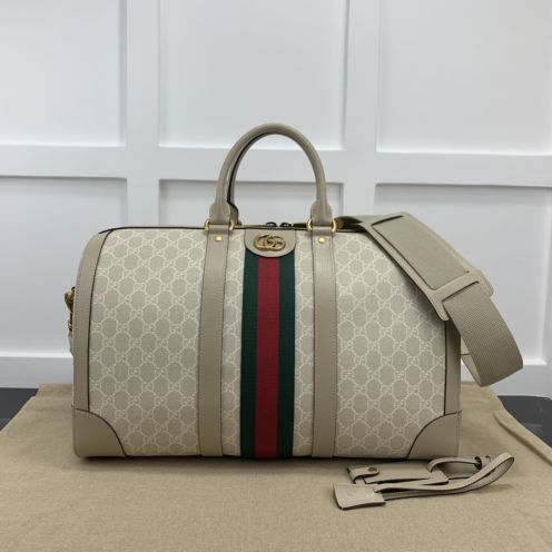 gucci バッグコピー レザー 手提げ 人気 シンプル 型番681295 旅行 大容量 花柄 ホワイト