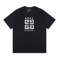 低価格 ジバンシィ ティーシャツスーパーコピー トップス 純綿 抗菌防臭 短袖tシャツ プリント ブラック