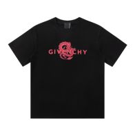 ジバンシィジャパンスーパーコピー トップス 純綿Tシャツ 短袖 プリント 特別 男女兼用 ブラック