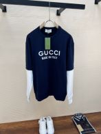 GUCCI ノースフェイス グッチパーカー 純綿 トップス 長袖 ロゴプリント 柔らかい シンプル ブルー