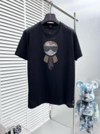 激安 fendi t シャツ クマ激安通販 純綿 トップス 短袖 プリント シンプル ブラック