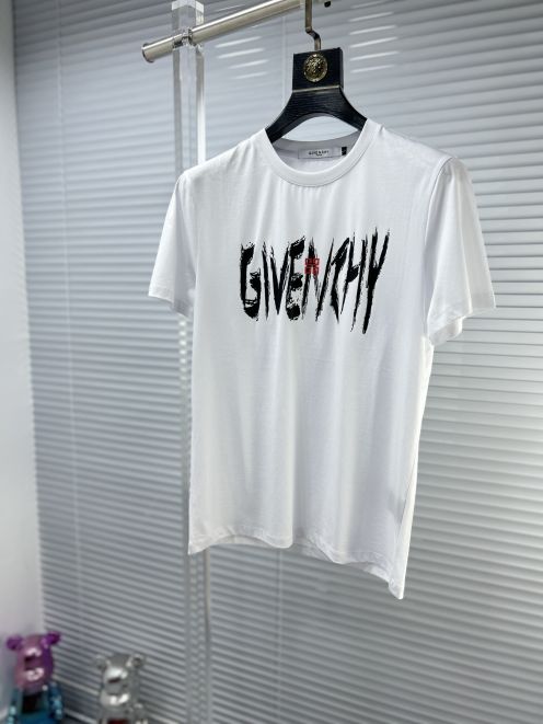 人気定番 ジバンシィ tシャツ メンズコピー 短袖 トップス 柔らかい ロゴプリント ファッション ホワイト 