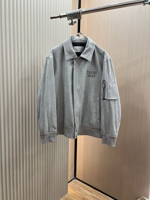 お手頃価格で ディオールジャケット偽物 トップス アウター 秋服 厚い 暖かい 保温 グレイ