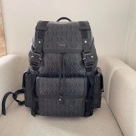 dior バッグコピー バックバッグ 肩掛け レザー 本革 通学 旅行 ファッション 大容量 D8005ブラック