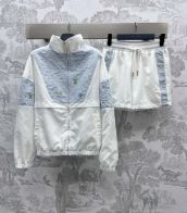 ヴィトン ぬいぐるみ 服Ｎ級品 日焼け止め服 2点セット ランニング トップス アウター ショットパンツ 軽量 ホワイト