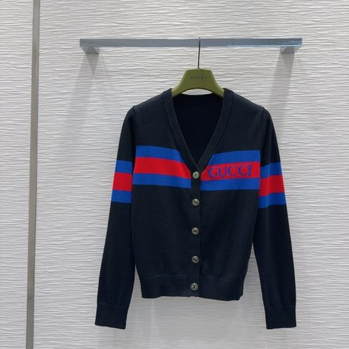 gucci ミッキー セーターＮ級品 柔軟 トップス ニット 純綿 暖かい プリント ウール素材 ブラック