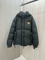 prada sport ダウン激安通販 暖かい 保温 ジャケット アウター トップス 厚い グリーン