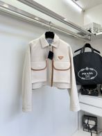 prada ジャケットコピー ショットトップス アウター レザー 高級品 本革 ファッション感 ブラック