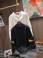 fendi セーター メンズコピー トップス ニット シンプル 秋冬服 メンズ ゆったり ブラック