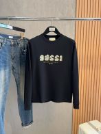 2024年のお買い得品 gucci t シャツ ロゴ偽物 純綿 トップス 長袖 高品質 ロゴプリント ブラック