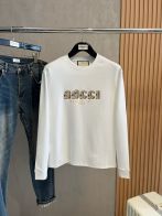 超激得価格 gucci t シャツ いちごコピー 純綿 トップス 長袖 上質 プリント ホワイト