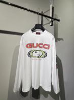 セール開催中 gucci t シャツ スパンコールスーパーコピー 純綿 トップス 長袖 プリント 男女兼用 ホワイト