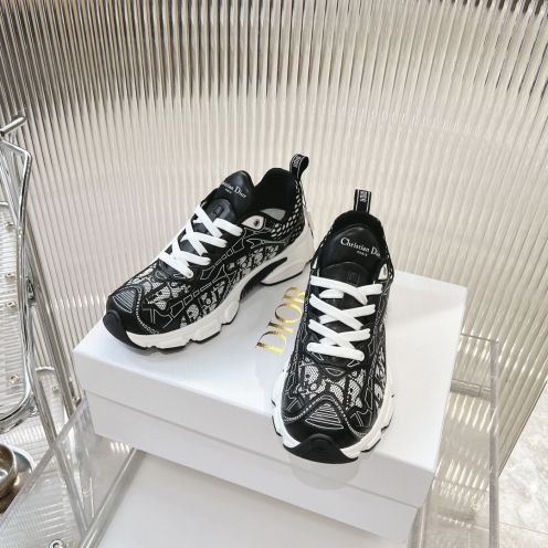 dior id スニーカースーパーコピー シューズ 日常 ランニング 運動 歩きやすい 柔軟 通気性いい ブラック