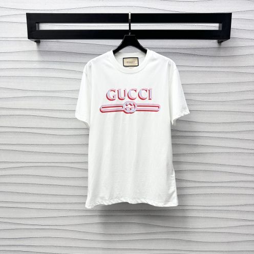 gucci クマ t シャツスーパーコピー 半袖 トップス 純綿 プリント 通気性いい ホワイト