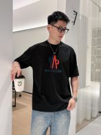 お得品‼モンクレールメンズtシャツサイズ感コピー 純綿 トップス 短袖 快適 シンプル ブラック