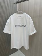 今季のおすすめ ルイヴィトンtシャツコーデ偽物 トップス 半袖 プリント 純綿 シンプル 男女兼用 ロゴプリント ホワイト