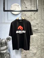 春夏新作 バレンシアガtシャツ値段コピー シンプル 柔軟 短袖 トップス MCC012 プリント 100％綿 ブラック