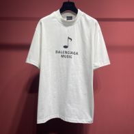 目を引く存在感 バレンシアガtシャツメルカリコピー トップス 半袖 純綿 プリント ゆったり ホワイト