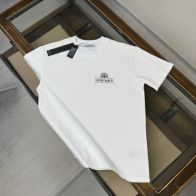 ストーンアイランド メンズTシャツ ホワイト ロゴ刺繍 2026新作 n級 半袖Tシャツ 通気 快適な着心地 シンプルカジュアル 日本倉庫発送 即納