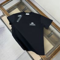 ストーンアイランド メンズTシャツ ブラック ロゴ刺繍 2026新作 n級 半袖Tシャツ 通気 快適な着心地 シンプルカジュアル 日本倉庫発送 即納