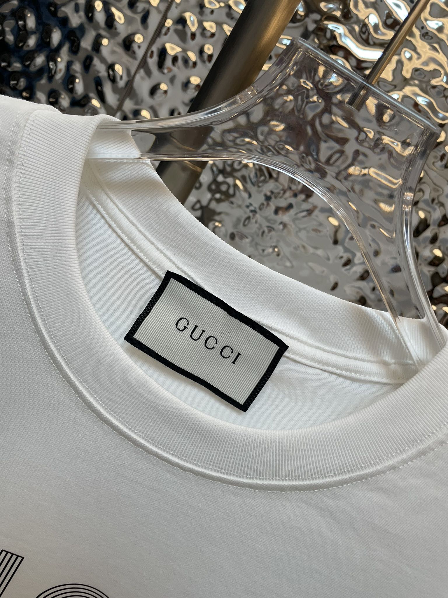 心地よい着用感 メンズ バレンシアガtシャツコピー gucci x balenciagaコラボ トップス 柔らかい 純綿 ホワイト_2