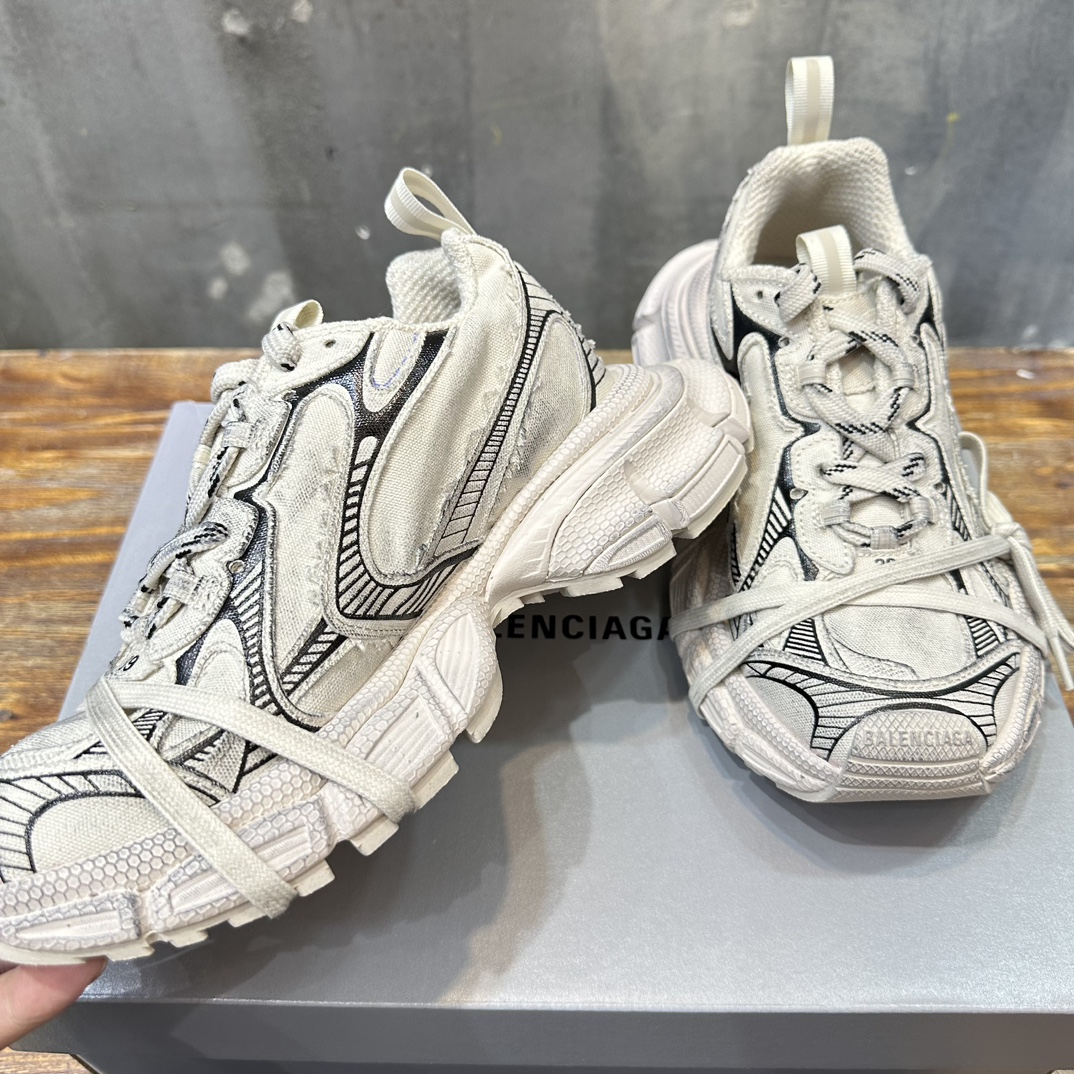 びっくりした価格 balenciaga ダービー シューズ偽物 運動シューズ ランニング スポーツ 正規品と同じ ホワイト_5