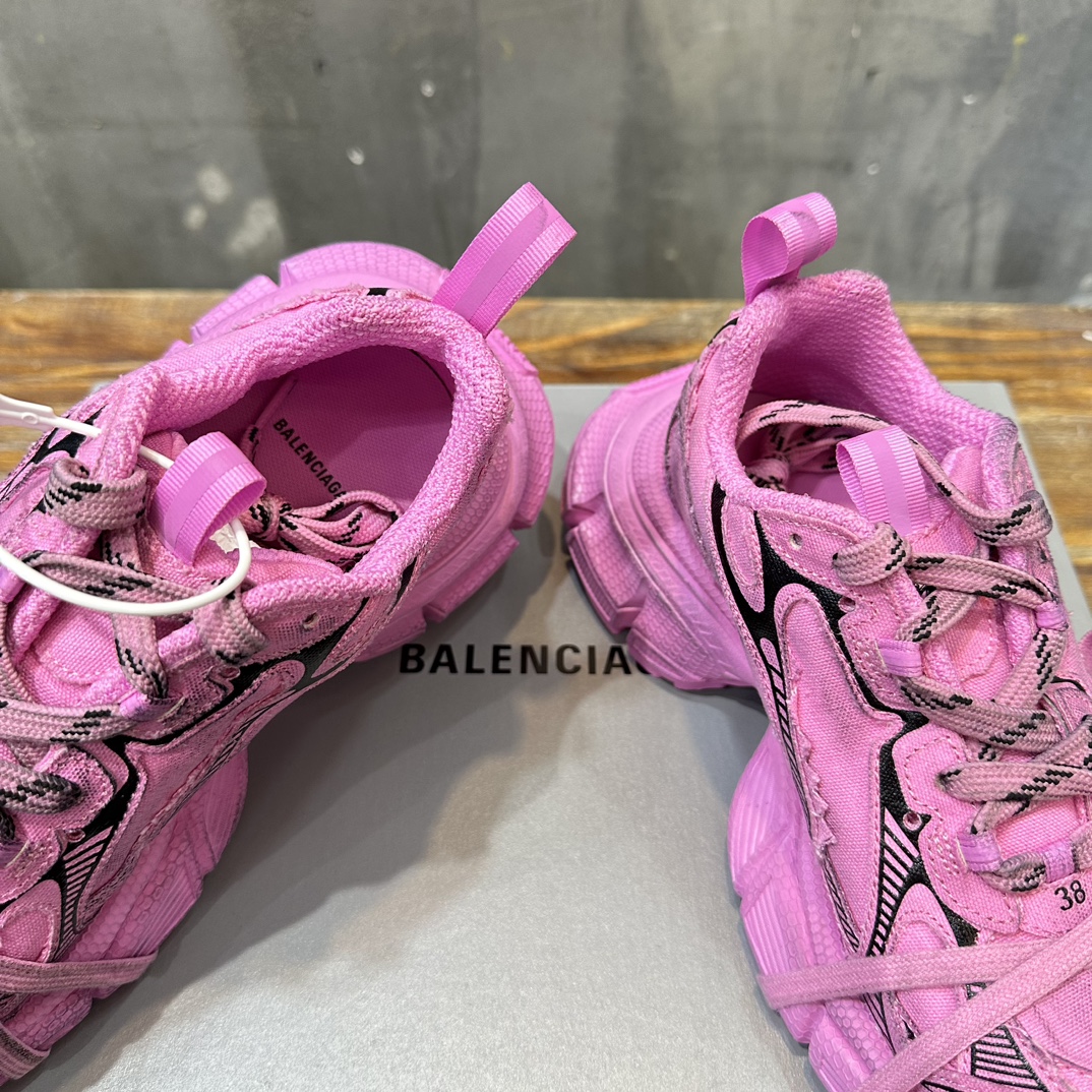 びっくりした価格 balenciaga シューズ メンズコピー 運動シューズ ランニング スポーツ 正規品と同じ スニーカー ローズレッド_6