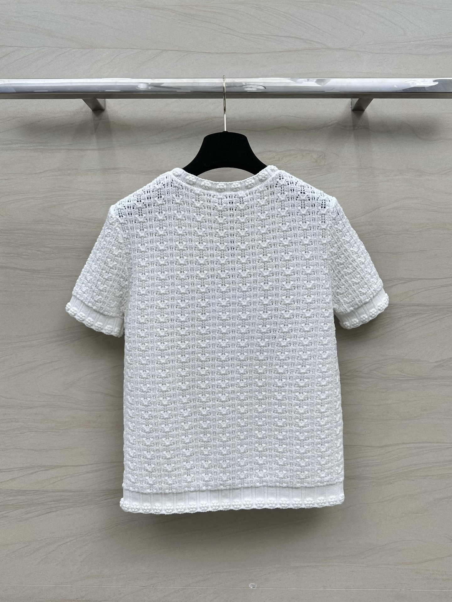 chanel t シャツコピー 心地よい着用感 純綿 トップス 半袖 シンプル 高級感 品質保証 ホワイト_6