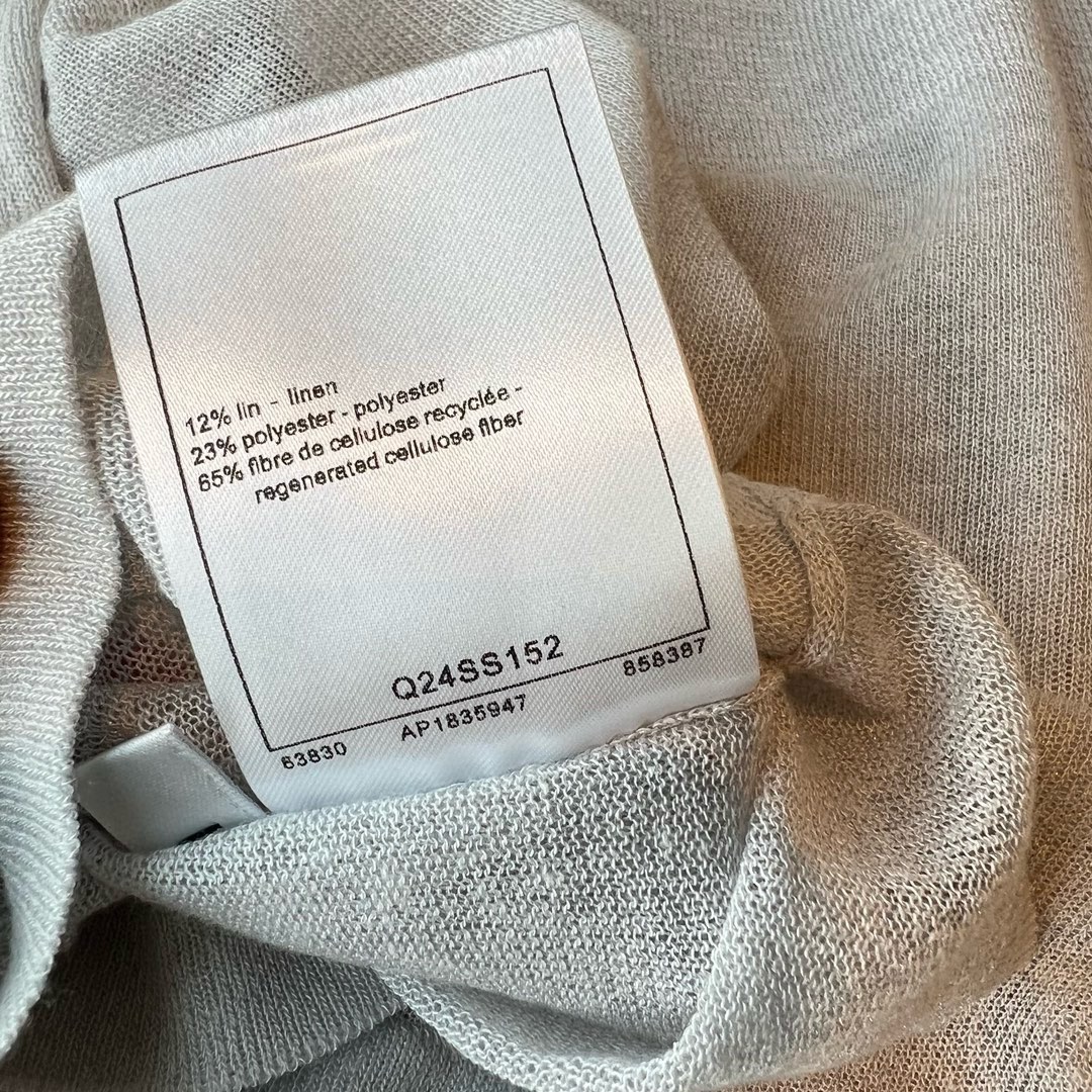 高級感溢れる chanel t シャツ 値段スーパーコピー ロゴ刺繍 純綿 トップス 柔らかい 夏品 グレイ_8