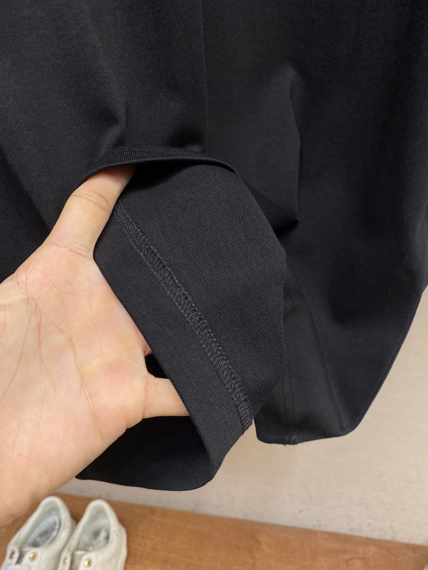 メルカリ ルイヴィトンtシャツ激安通販 純綿 プリント 半袖のトップス 中国の龍 シンプル ブラック_5