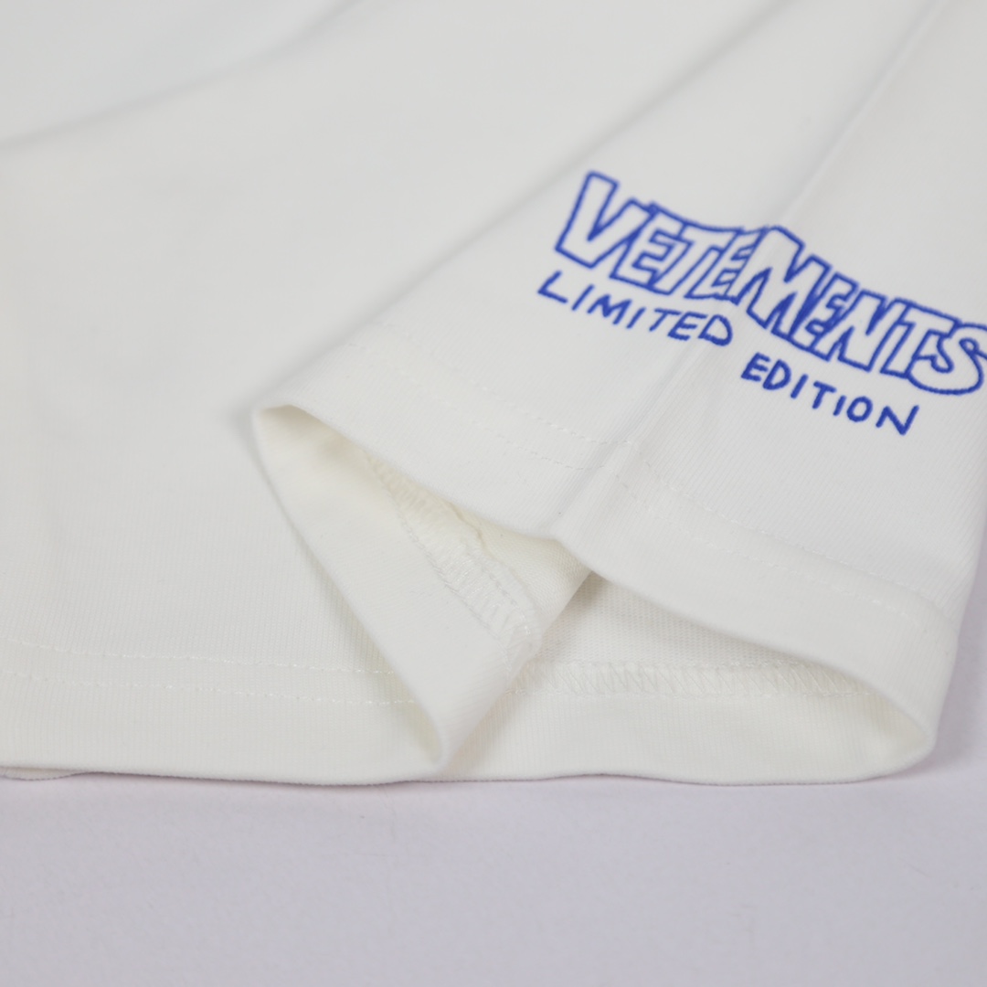 人気流行品 ヴェトモン tシャツ サイズ感偽物 トップス 短袖 ハートプリント 純綿 夏服 シンプル ホワイト_5