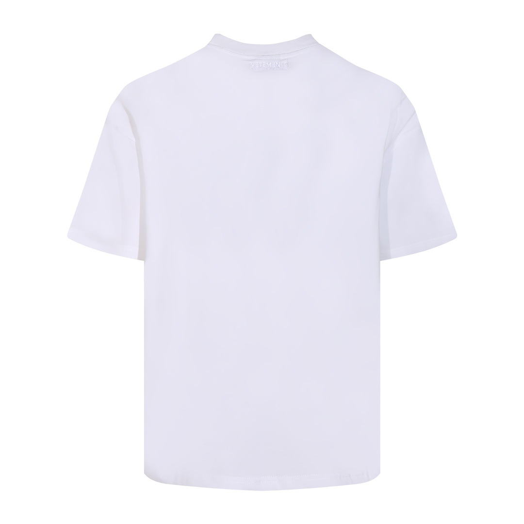 今季のおすすめ ヴェトモン tシャツ レディース偽物 ロゴプリント 短袖 トップス 柔らかい 純綿 シンプル ホワイト_2