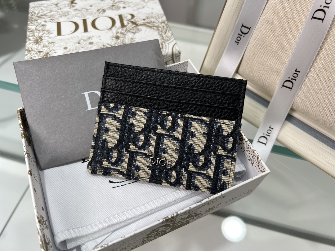 dior サドル バッグスーパーコピー 財布 カードケース パスケース 定期入れ カード入れ 花柄  2ESCH135YSE-H03E メンズ ブラック_2