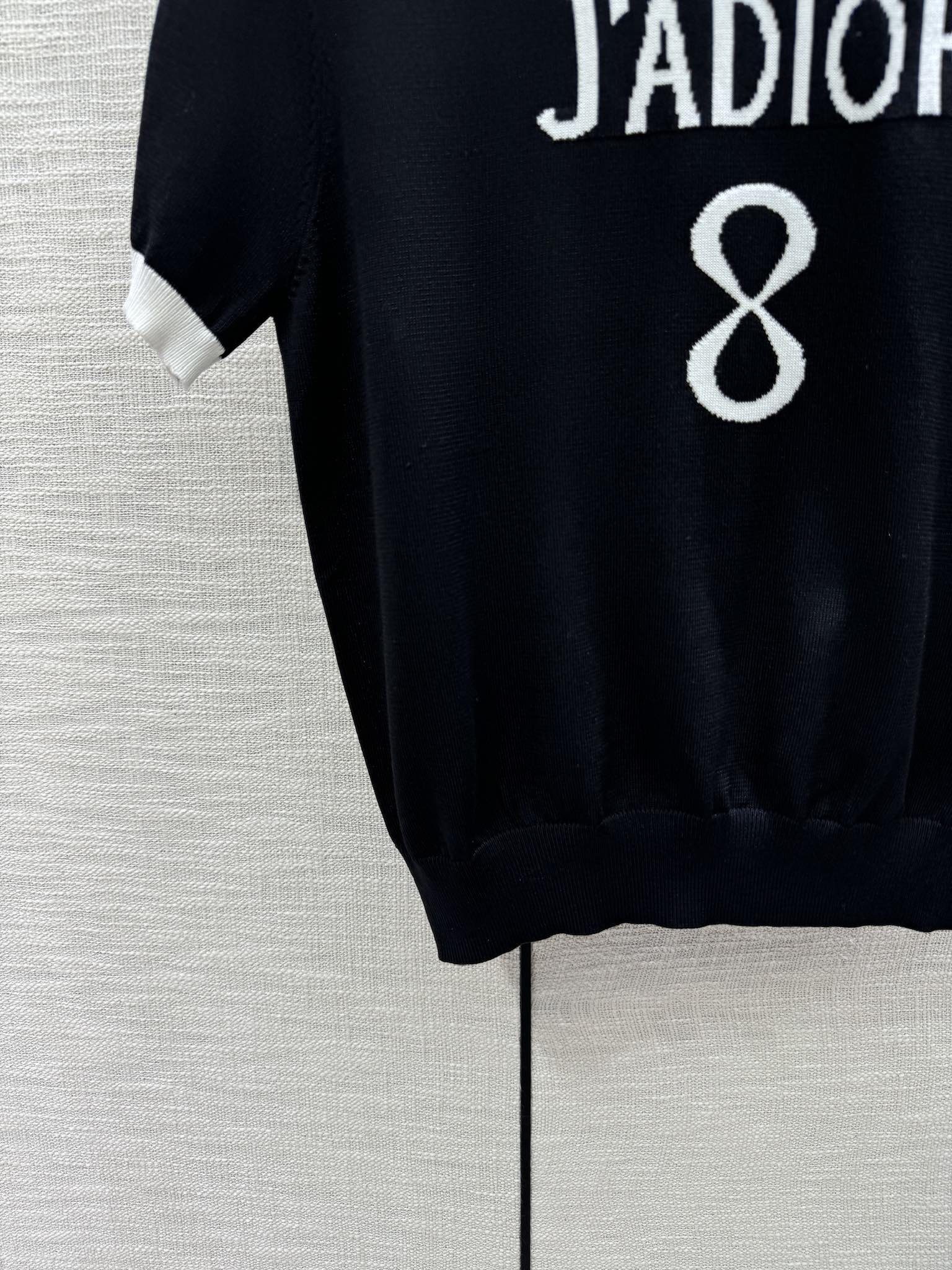 ディオールtシャツレディーススーパーコピー 純綿 ショット トップス ロゴプリント 半袖 型番A989B290C ブラック_5