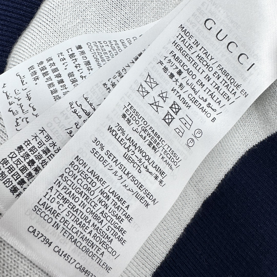 超低価格 レディース グッチセータースーパーコピー ニット素材 半袖 ウール製 シンプル 人気新作 ブルー_9